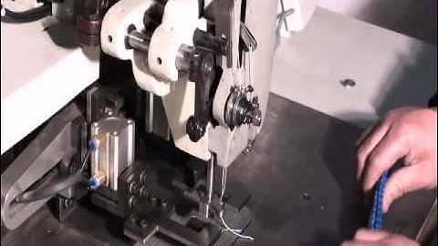 Slings and Seat Belts sewing machine with ultra thick thread trimmer/heat cutter