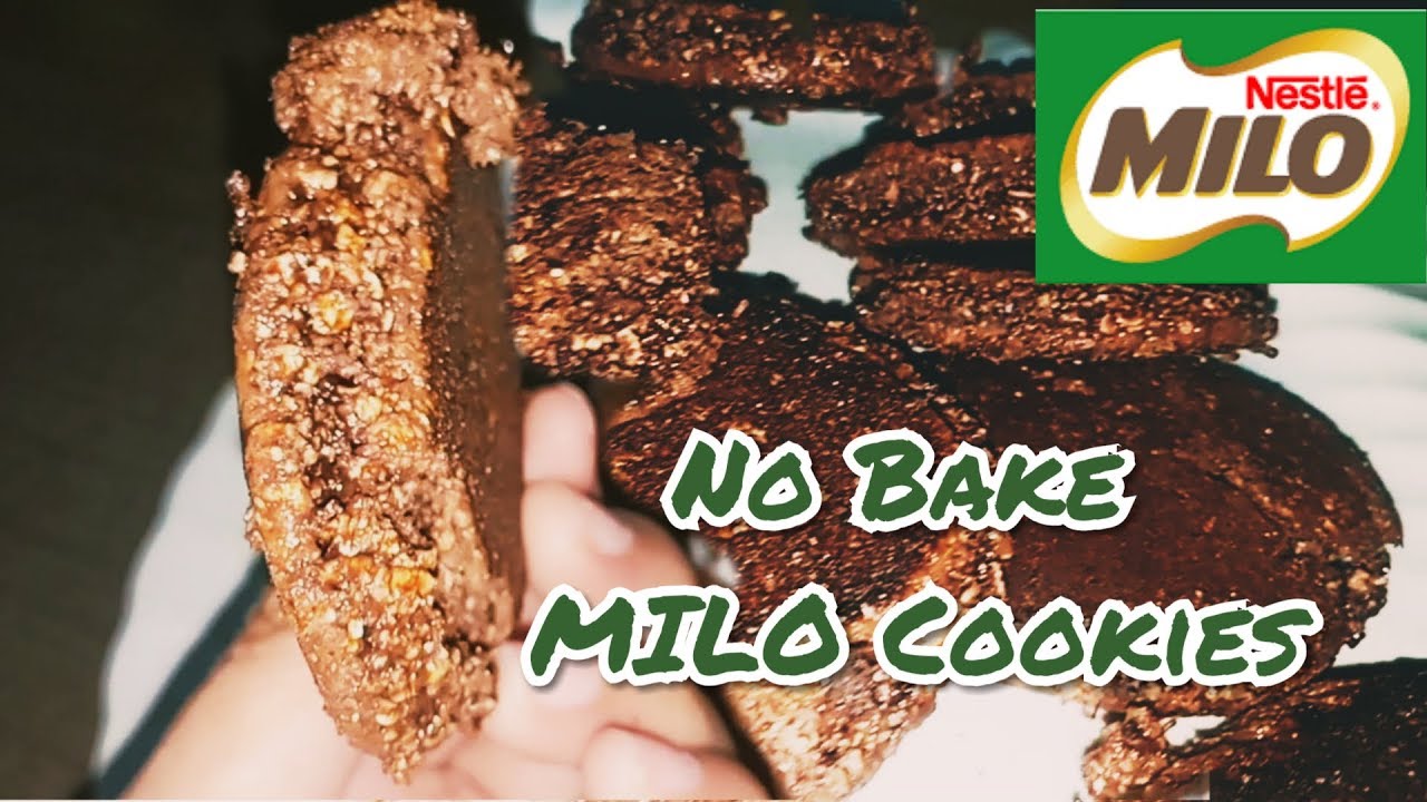No Bake MiloOatmeal Cookies Easy 2 Steps Procedure YouTube