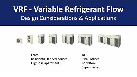 Variable Refrigerant Flow (VRF) System - Design Considerations and Applications