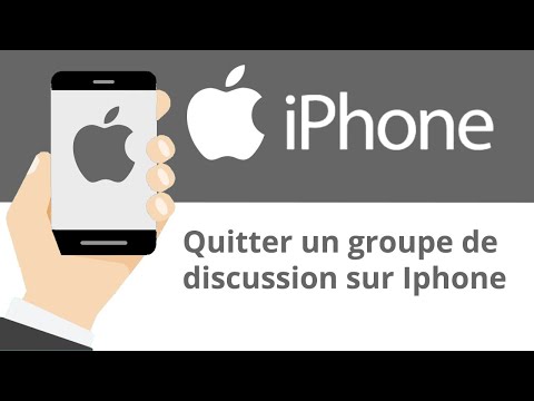 Quitter un groupe de discussion sur Iphone