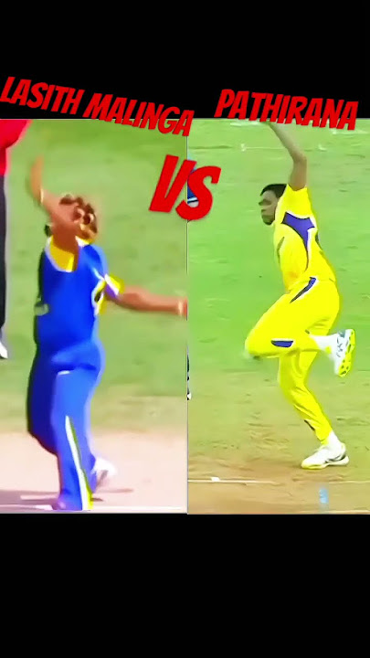 LASITH MALINGA VS PATHIRANA'S BOWLING ACTION| Slow Motion #cricket#cricketshorts