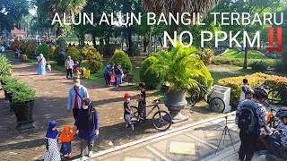 Alun Alun Bangil di hari minggu 2022