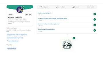 Pub/Sub API Basics - Salesforce Trailhead