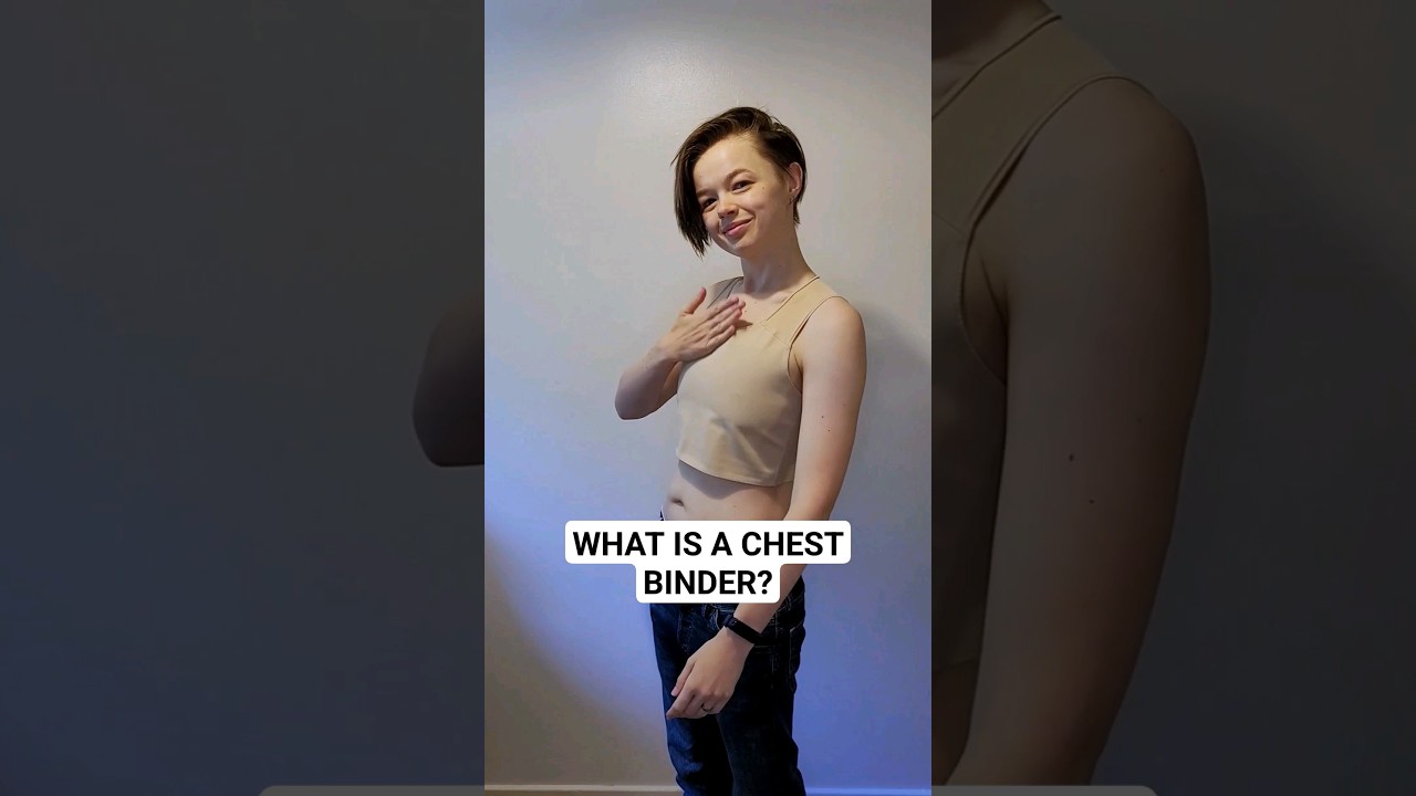 What is a chest binder? #binder #nonbinary #queer #transgender