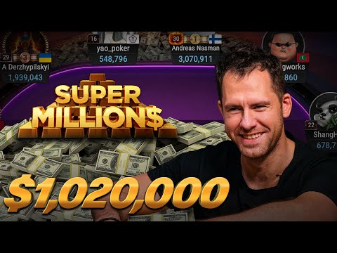 $1,020,000 Poker FINAL TABLE with Jungleman | Super Million$ S2 E49