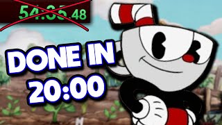 Cuphead player speedruns game while simultaneously climbing a mountain