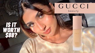 NEW GUCCI FOUNDATION | 8 HOUR WEAR TEST| review!