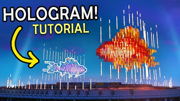 How to Make the Best Cyberpunk Hologram in Minecraft - full Tutorial