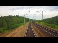 Вид из окна поезда - Транссибирская магистраль (Красноярский край)