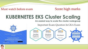 Kubernetes .. EKS Cluster Scaling .. An easiest way to scale the EKS cluster nodegroup.