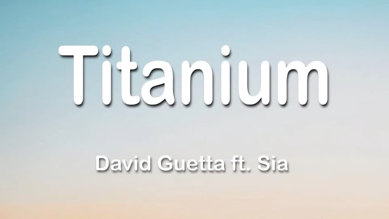 David Guetta ft. Sia - Titanium 1 Hour (lyrics)