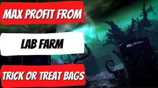 How To Get A Lot More Bags From The Lab Farm | Open - Sell Trick or Treat Bags | Which is the best?