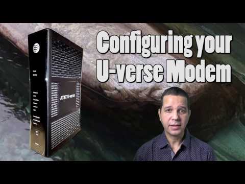 How to configure U-Verse to work with a home router