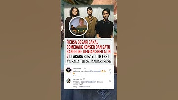 FIERSA BESARI COMEBACK WITH SHEILA ON 7 #sheilaon7 #fiersabesari #dutasheilaon7 #trending #artis