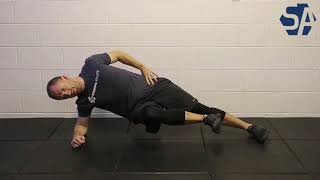 Side Plank - Outside Pillar + Hip Flexion