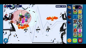 Bloons Adventure Time TD: From the heart map 2 impoppable mode speedrun 