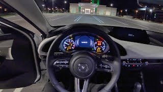 Премиум-пакет Mazda3 AWD Sedan 2019 — ночная поездка от первого лица/заключительные впечатления