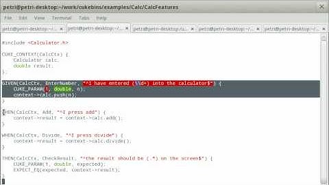 ATDD for C++ using Cucumber and Cukebins