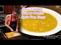 Slow Cooker Sweet Potato Split Pea Soup | Dining In With Danielle