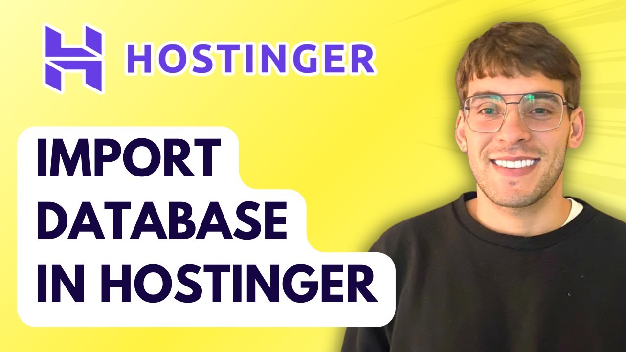 How to Import Database in Hostinger [2026 Full Guide] - YouTube