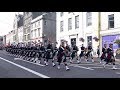 The Highlanders Royal Regiment of Scotland homecoming parade through Aberdeen Sept 2017 - 4K