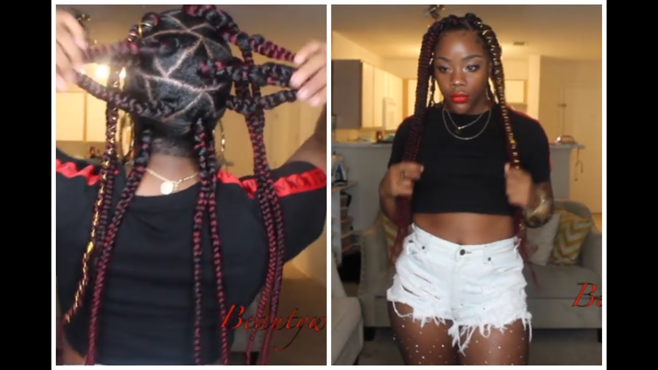 Jumbo Box Braids in 2 HOURS!