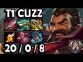 GRAVES Jungle vs ELISE [ T1 Cuzz ] Patch 10.25 Ranked Korea ✅