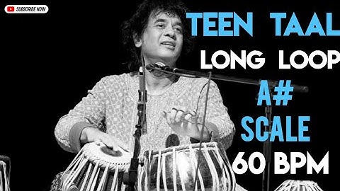 TeenTaal Long-Loop Tabla | A# Scale | 60 Bpm | 16 Matra | #muzzico