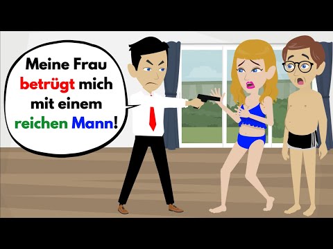 Deutsch lernen | Meine Frau betrügt mich mit einem reichen Mann | Wortschatz und wichtige Verben