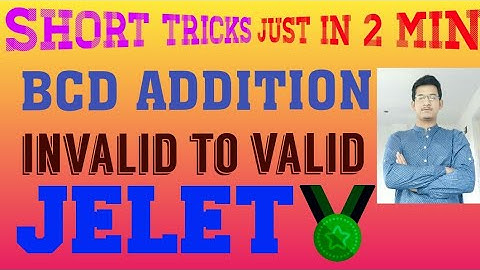 BCD ADDITION || invalid BCD || invalid to valid BCD