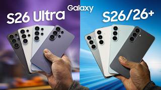 Samsung Galaxy S26 Ultra vs S26+ vs S26 Hands On - WHATS NEW?