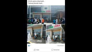 Mayat dalam becak depan Klinik Aqma Cikampek, Karawang