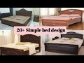 Simple Teak wood bed design || bed design|| king size bed design|| double bed designs ||