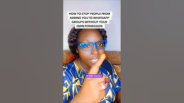 How to stop people from adding you to Whatsapp groups#tech #whatsapptips #ecrene_m