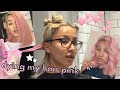 DYING MY HAIR PINK | Adore Soft Lavender