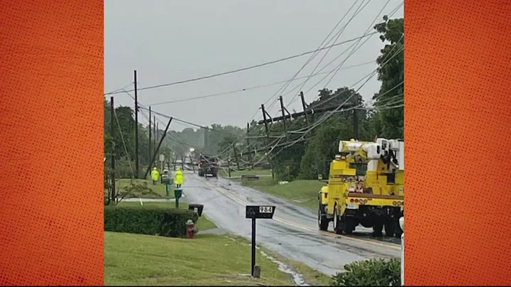 Crews worked through the night to restore power af...