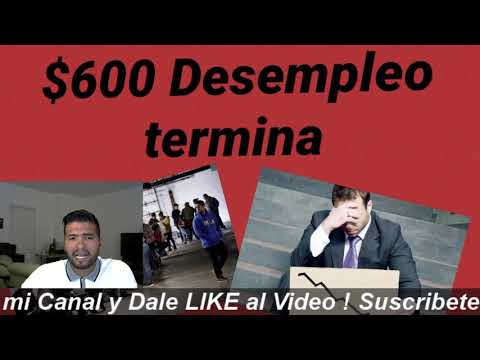 Video: ¿Cuándo terminan los 600 a la semana por desempleo?