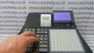 How To Print Copy Receipt On The Casio SR-C550 Cash Register