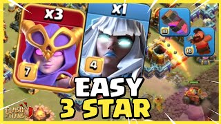 EASY SUPER WITCH Attack Strategy + Electro TITAN | TH16 Attack Strategy