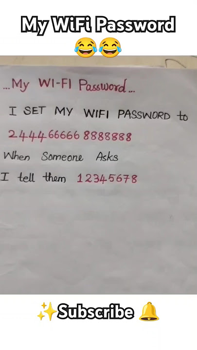 My Wifi Password 12345678😂😂 |Laughing meme #shortsvideo #mywifipassword #wifi #password #laughing