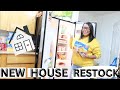 OUR FIRSY GROCERY HAUL IN THE NEW HOUSE | FILL THE FRIDGE UP WITH ME | HUGE COSTCO HAUL | CRISSY MAR