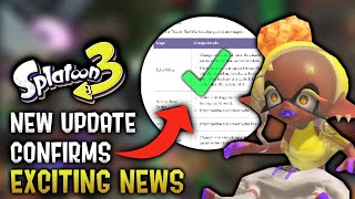 Latest Update Confirmed Exciting News For Future - Splatoon 3