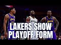 Lakers show playoff form