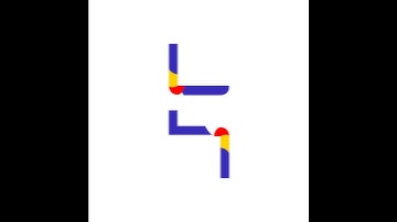 Artistic art logo Lottie json animation