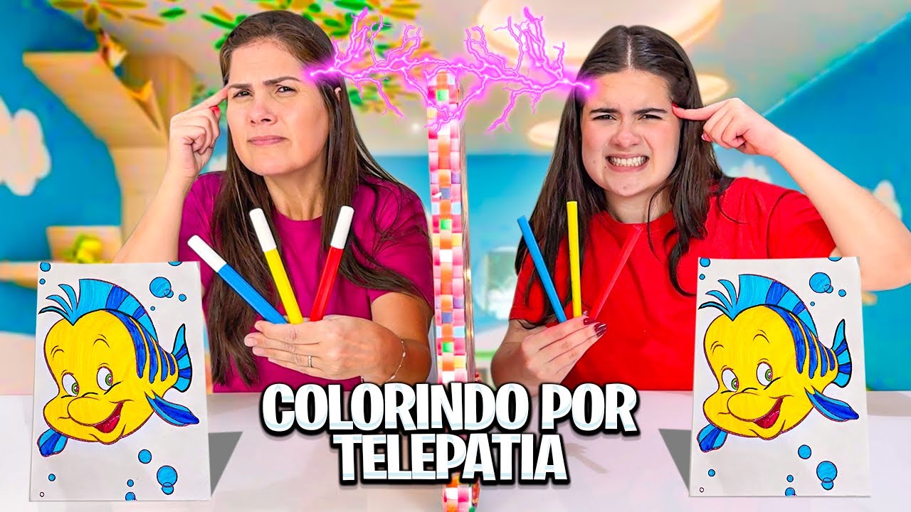 COLORINDO POR TELEPATIA!ESCOLHEMOS AS MESMAS CORES?