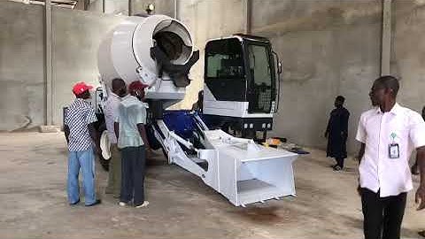 AIMIX AS-3.5 Self Loading Concrete Mixer Arrived in Nigeria