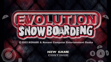 Evolution Snowboarding (No Sound Gameplay) Dolphin emulator for ios on ipad air