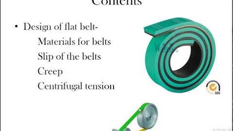 ME 402 : DME II (Introduction to Belt Drives) #Lecture 1