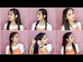 8 EASY HEATLESS BACK TO SCHOOL HAIRSTYLE // QUICK HAIRSTYLE