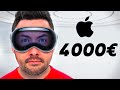 Voici le 1er casque vr apple  4 000  apple vision pro